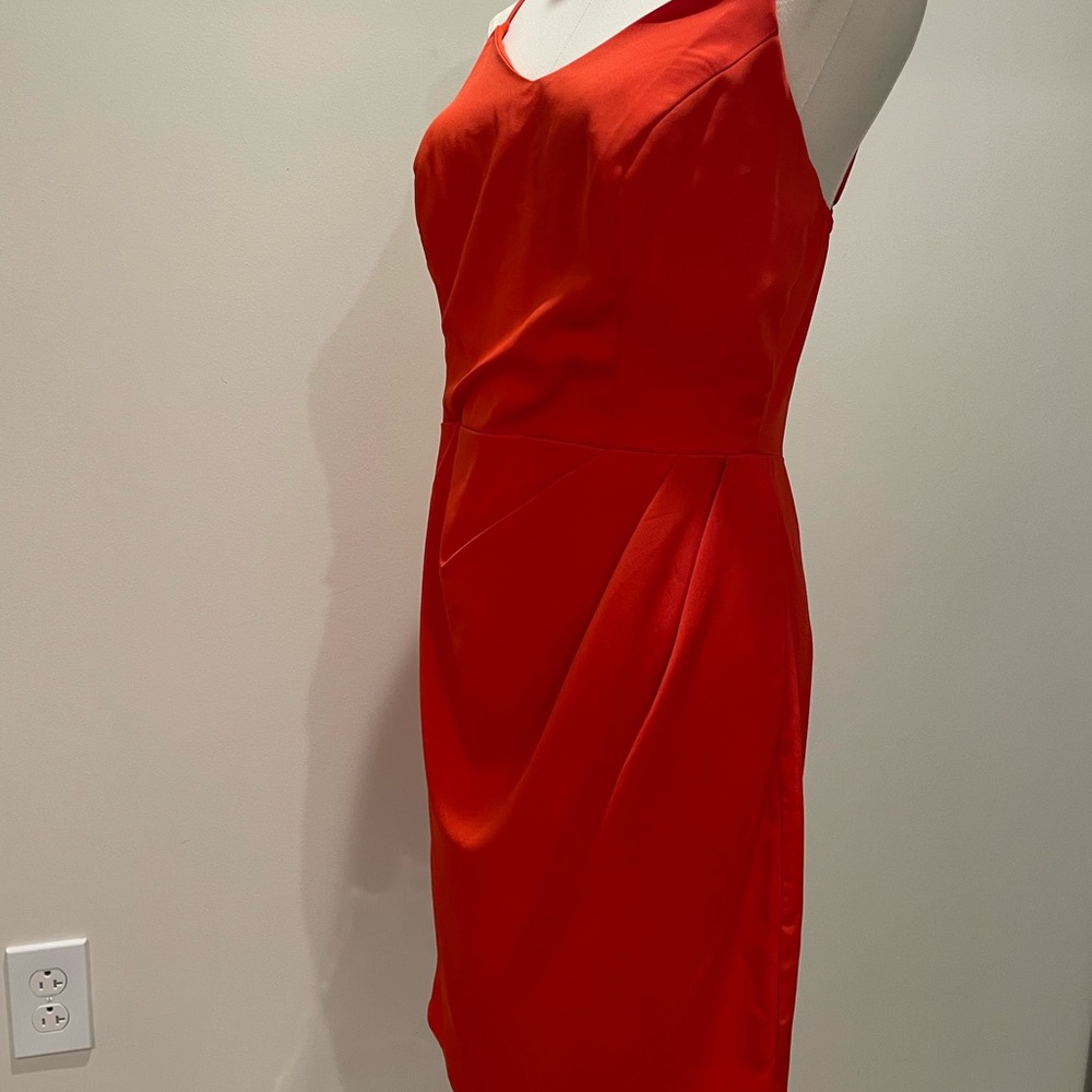 Laundry By Shelli Segal Red Midi Dress